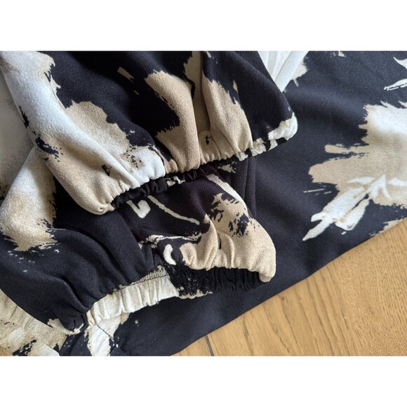 Melloday Womens Shirt Size XS Floral Polyester Blend Office Business Casual City - Picture 10 of 11